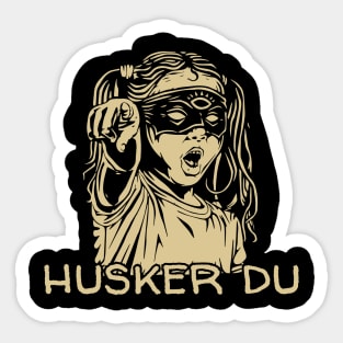 Husker Du's deadly target Sticker